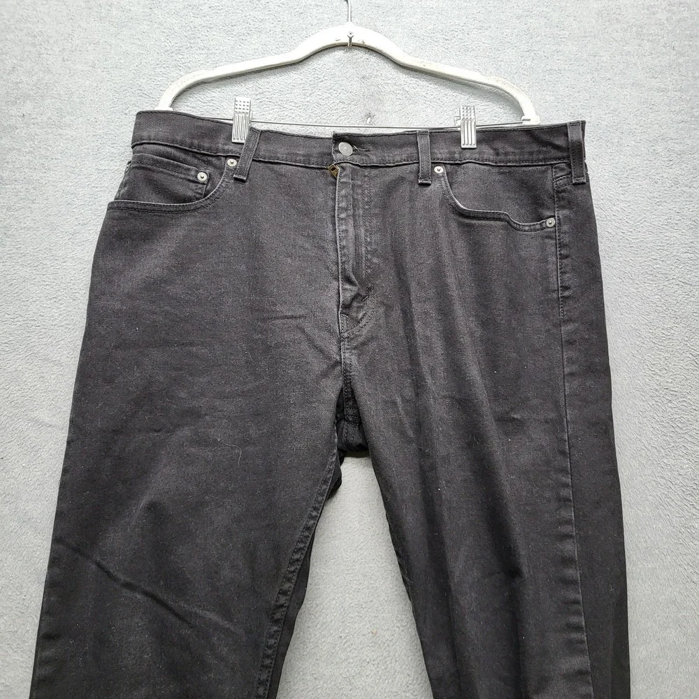 Levi's 512 Men‎ Jeans 38X32 Black Denim Slim Taper Fit 30